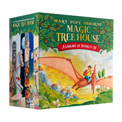 神奇树屋 英文原版 经典版 Magic Tree House 进口原版章节书28册套装 小学课外阅读 Mary Pope Osborne